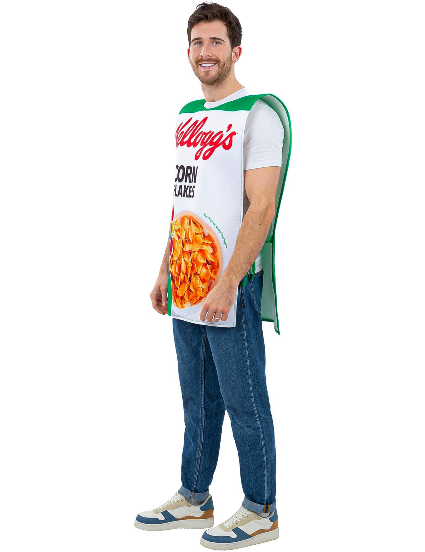 Kellogg's™ Corn Flakes -muromurolaatikko-naamiaisasu aikuisille
