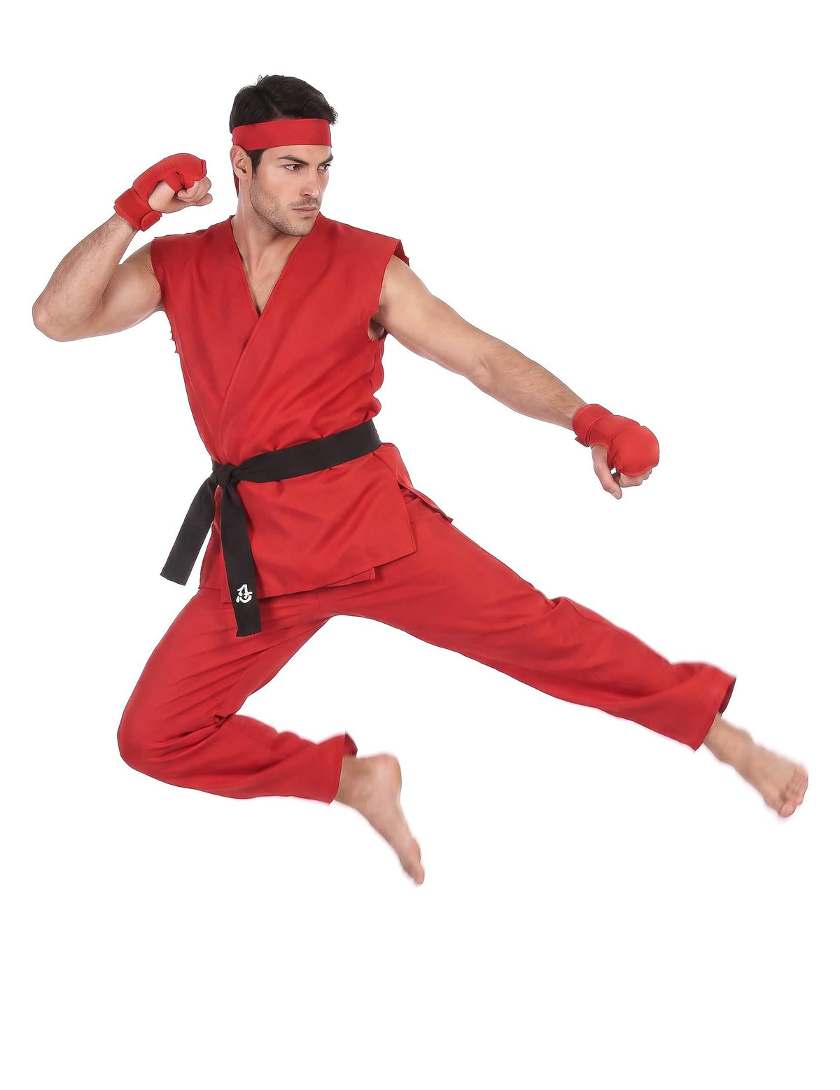 Aikuisen kungfumestarin naamiaisasu