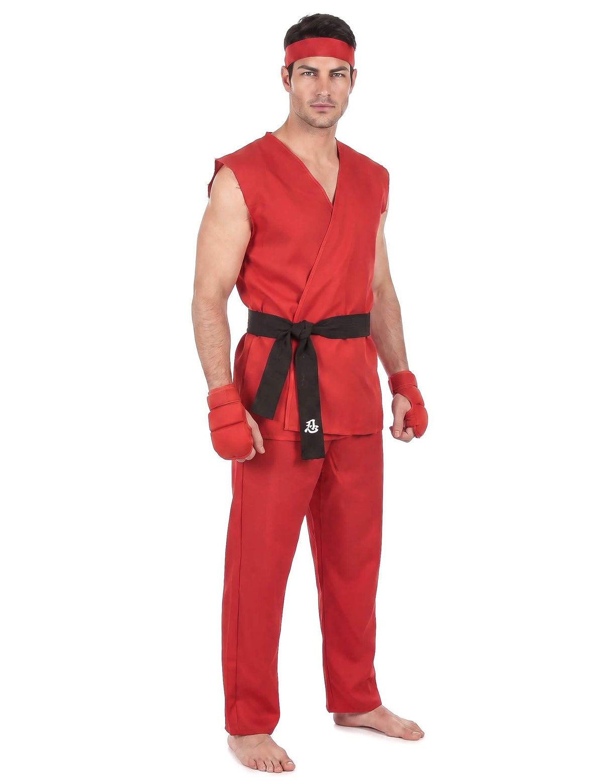 Aikuisen kungfumestarin naamiaisasu