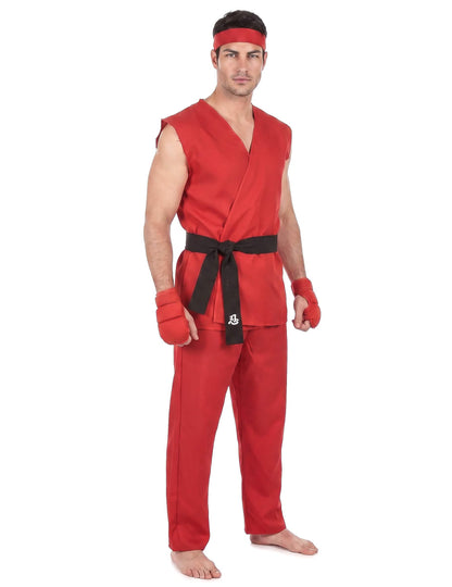 Aikuisen kungfumestarin naamiaisasu