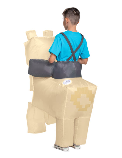 Déguisement Lama gonflable Minecraft™ enfant