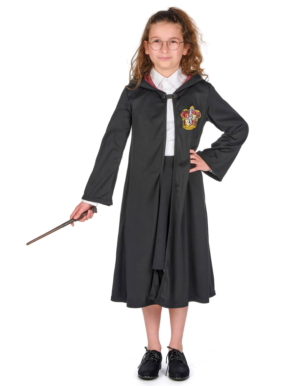 Koko vartalon yleiskuva Gryffindorin Harry Potter -luksusvelhon asusta