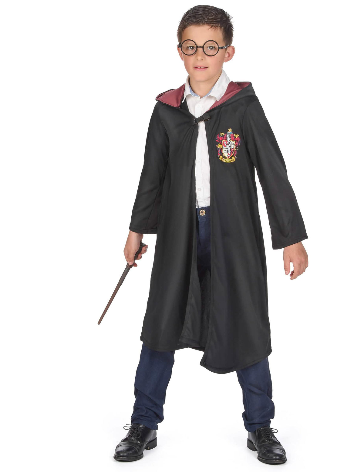 luksus Gryffindor Harry Potter -velhon asu lapsille musta ja bordeaux