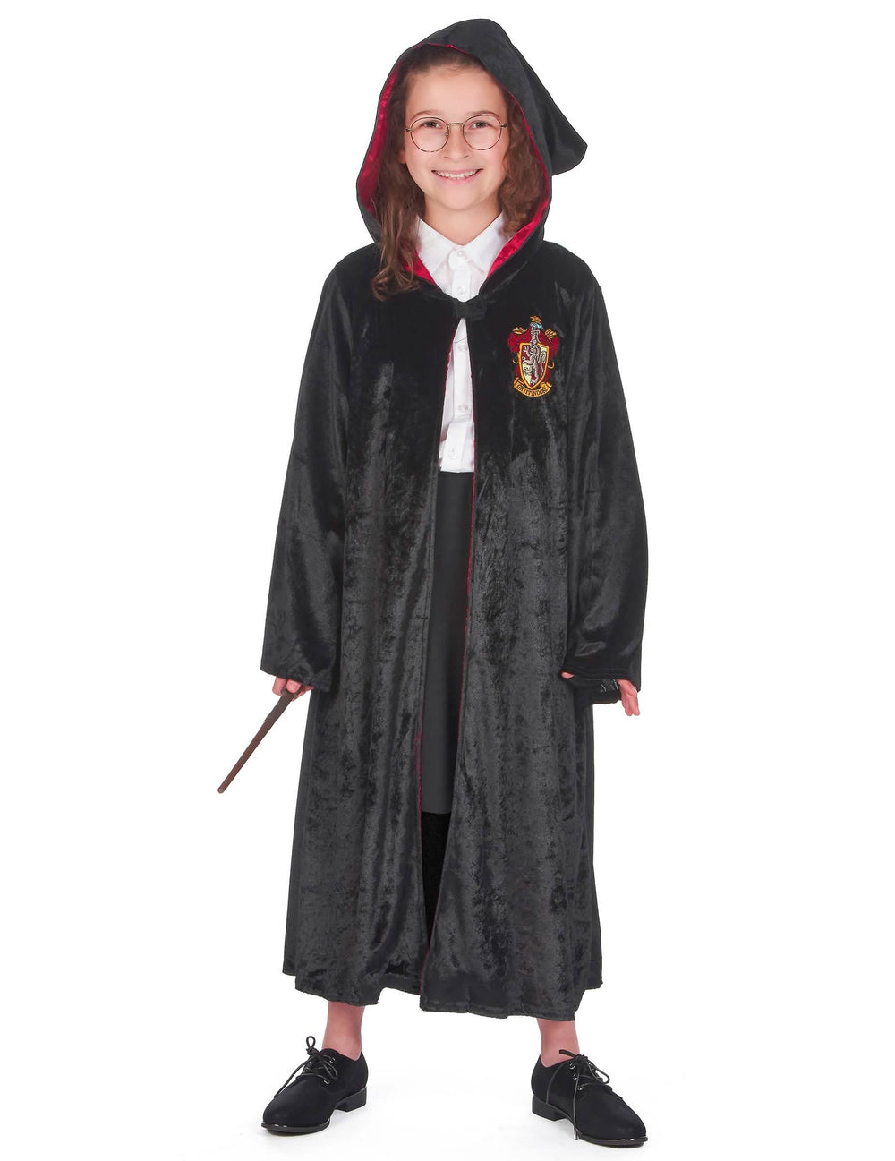 Edestäpäin, nostetulla hupulla, luksus Harry Potter -asusta lapset varten платье