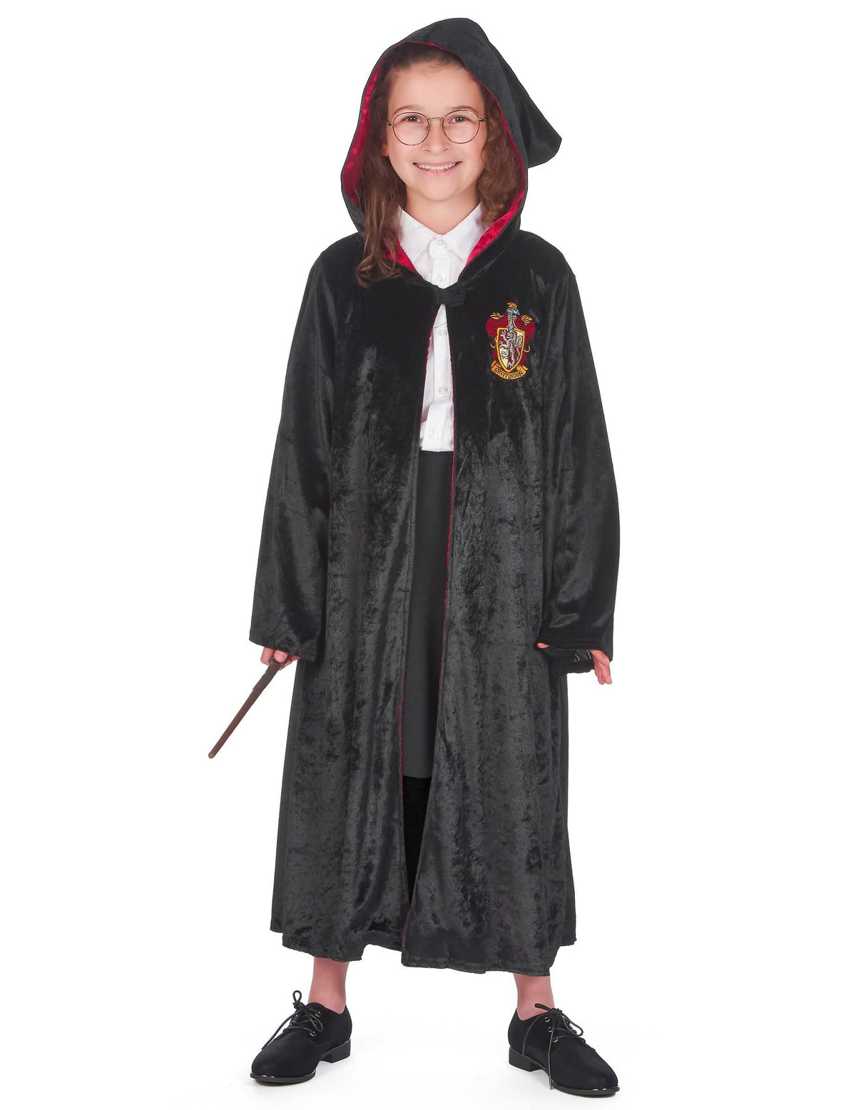 Edestäpäin, nostetulla hupulla, luksus Harry Potter -asusta lapset varten платье
