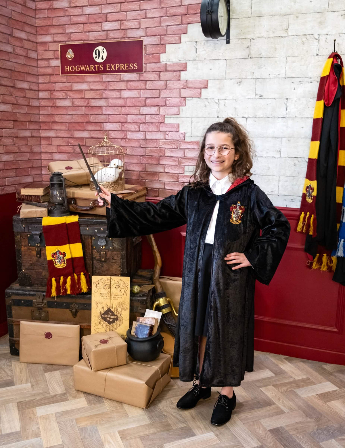 Harry Potter -luksusrooliasu mekko lapset varten