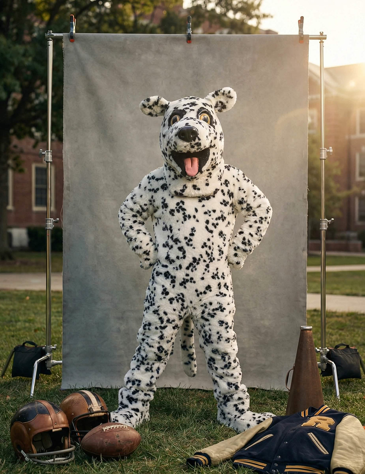 Tilausasun maskotit koirat dalmatialainen