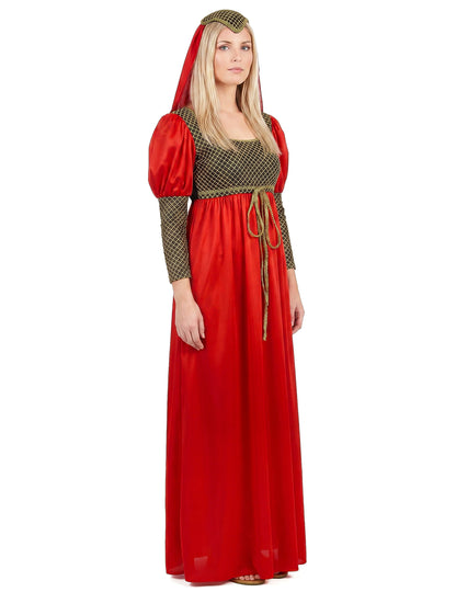 Déguisement médiéval rouge femme