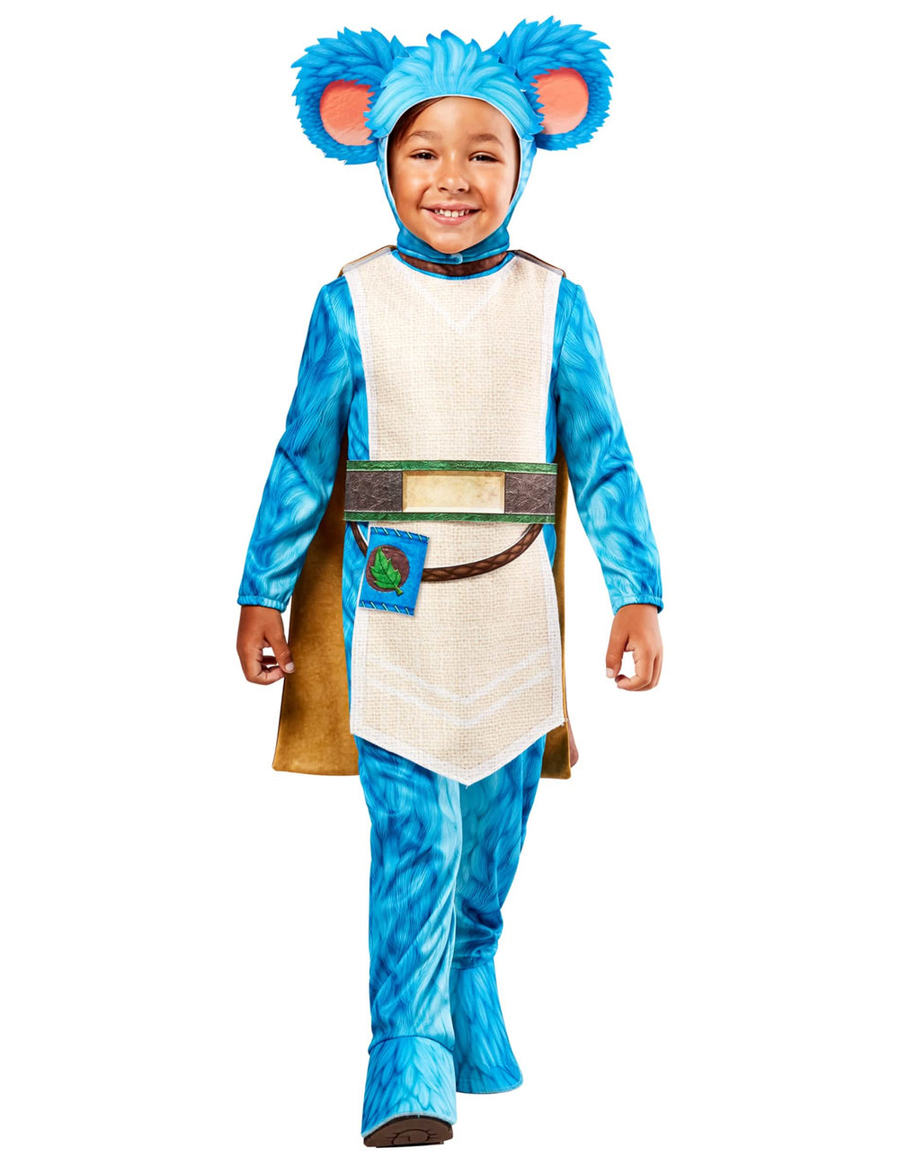 Déguisement Nubs Young Jedi Star Wars pour enfant bleu et beige avec cape
