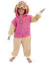 Combinaison Stella Pat'Patrouille pour enfant rose et beige avec capuche