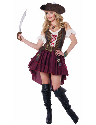 Naisten merirosvoseikkailija naamiaispuku