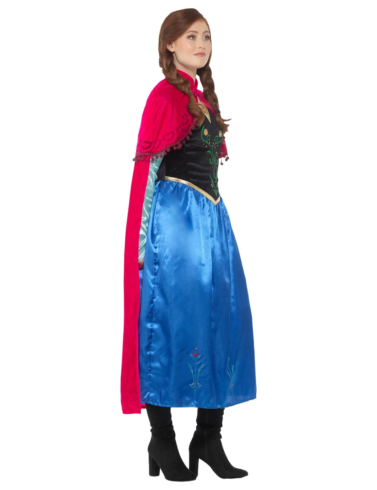 Satunaispukujen prinsessan sivunäkymä