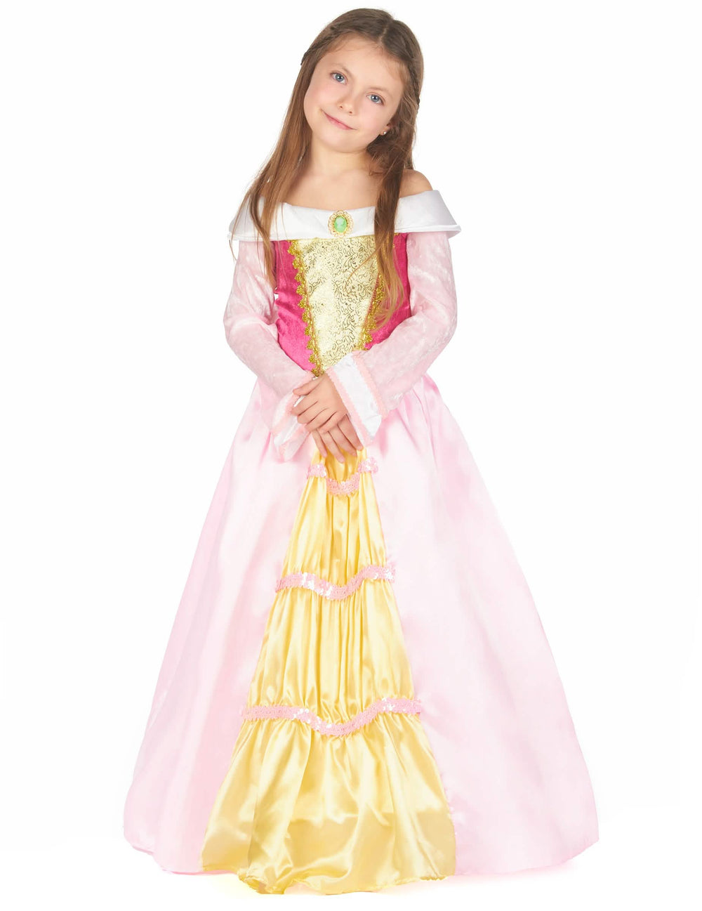 Vue d'ensemble du déguisement de princesse pour fille