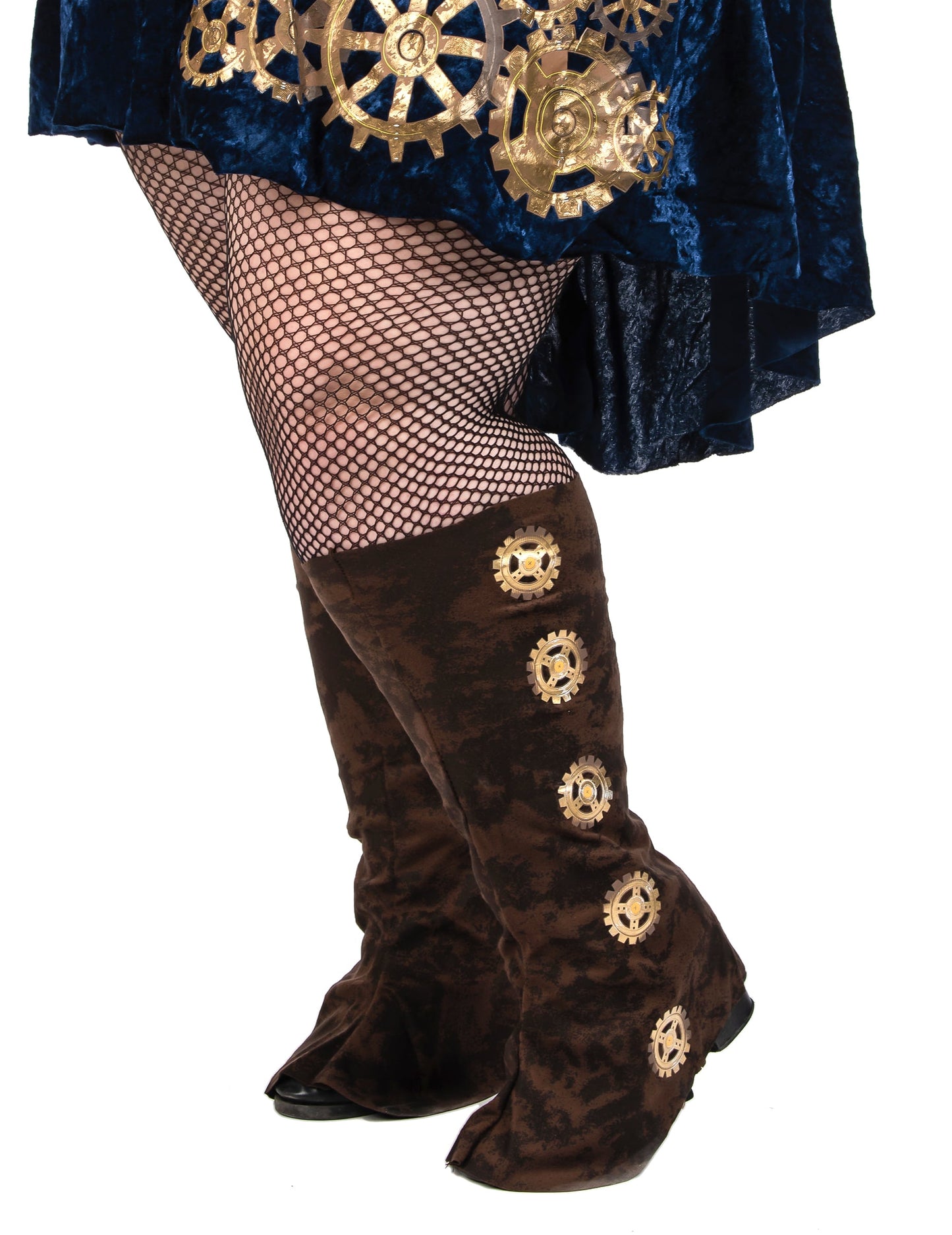 Plus-kokoinen naisten retro futuristinen steampunk-asu