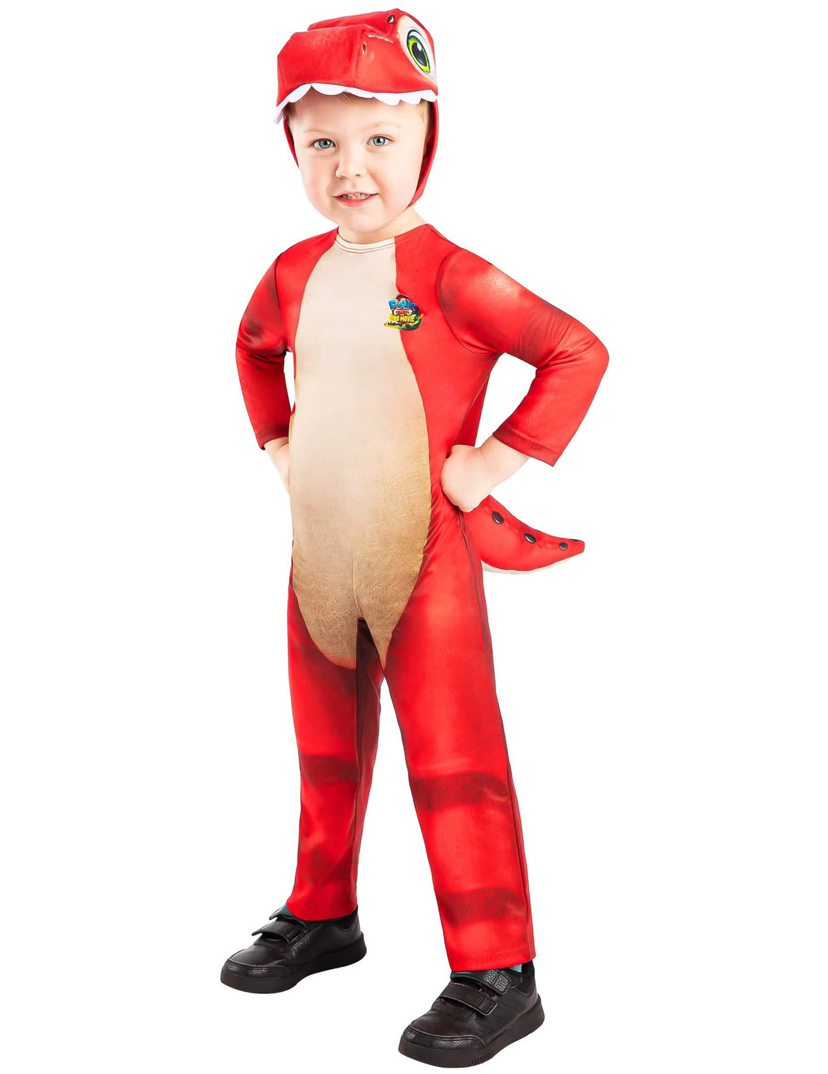 Ryhmä Hau™ Dino Movie Rhubarbe -naamiaisasu lapsille