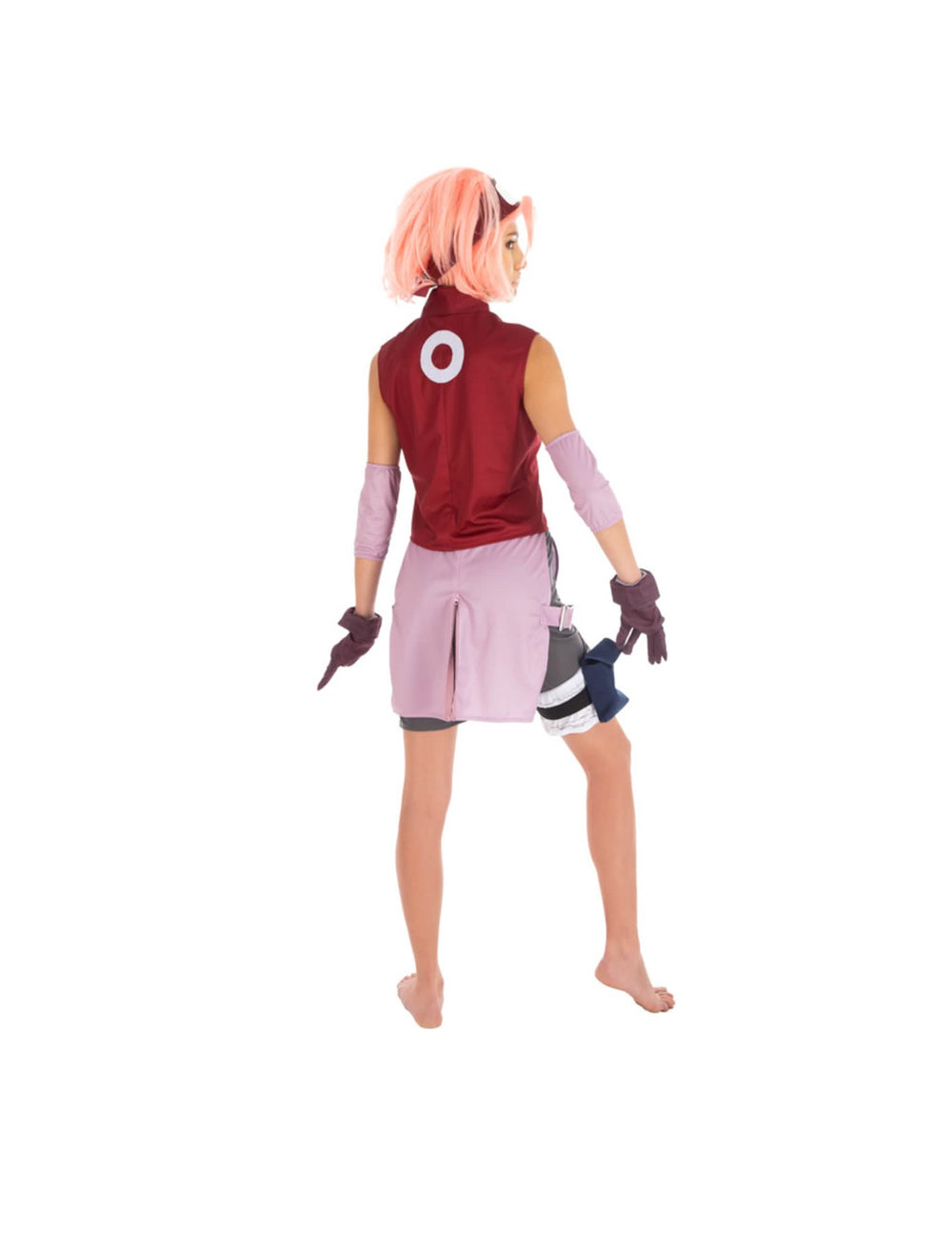 Takaa näkymä Sakura Haruno Naruto™ -asusta