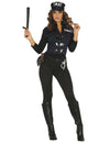 Déguisement sexy SWAT pour femme noir avec casquette
