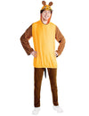 Déguisement souris Die Maus pour adulte jaune et marron
