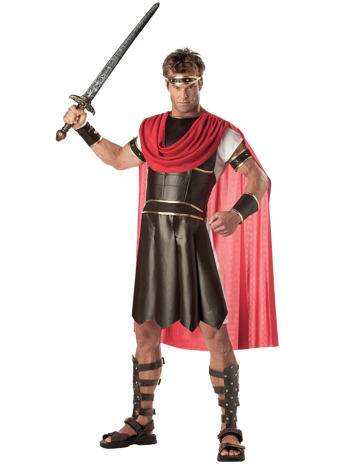 Spartacus-asu miehet musta ja punainen viitalla