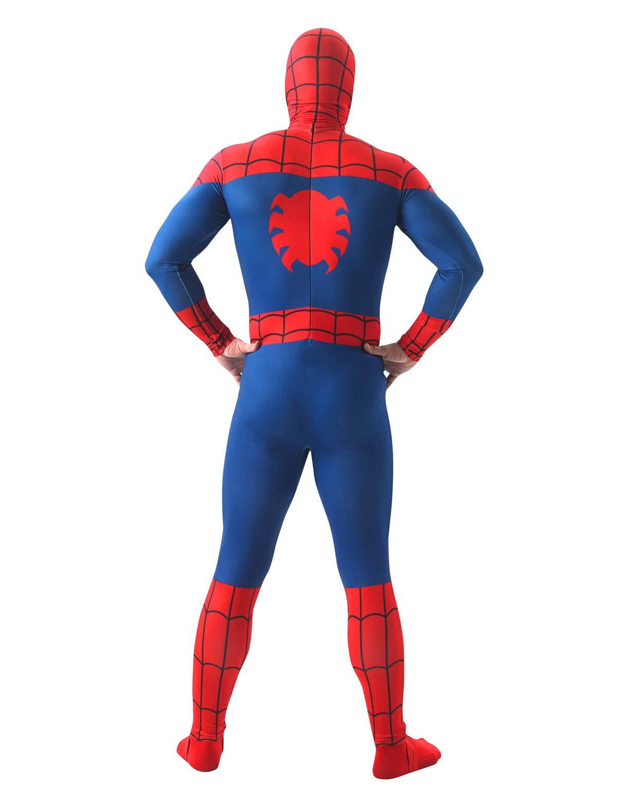 Spider-Man™-aikuisten naamiaisasun selkäpuolen näkymä