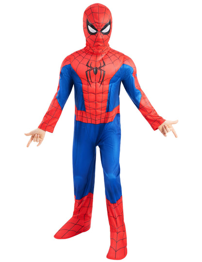 Lasten luksusmallinen Spider-Man™ Brand New Day -naamiaisasu
