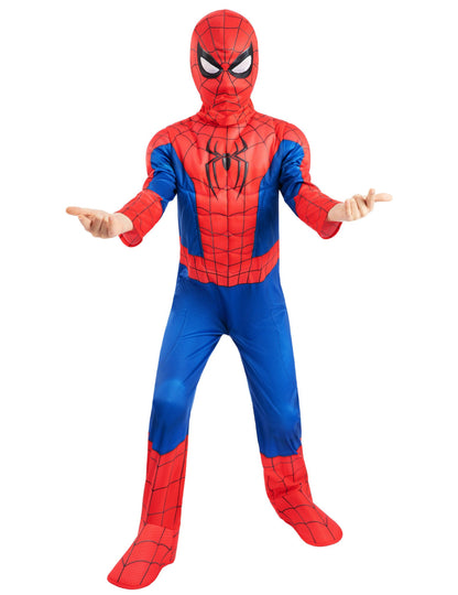 Lasten luksusmallinen Spider-Man™ Brand New Day -naamiaisasu