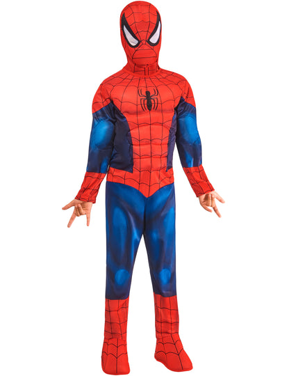 Deluxe lihaksikas Spiderman™ -asu lapsille