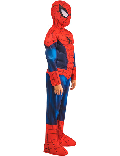 Deluxe lihaksikas Spiderman™ -asu lapsille