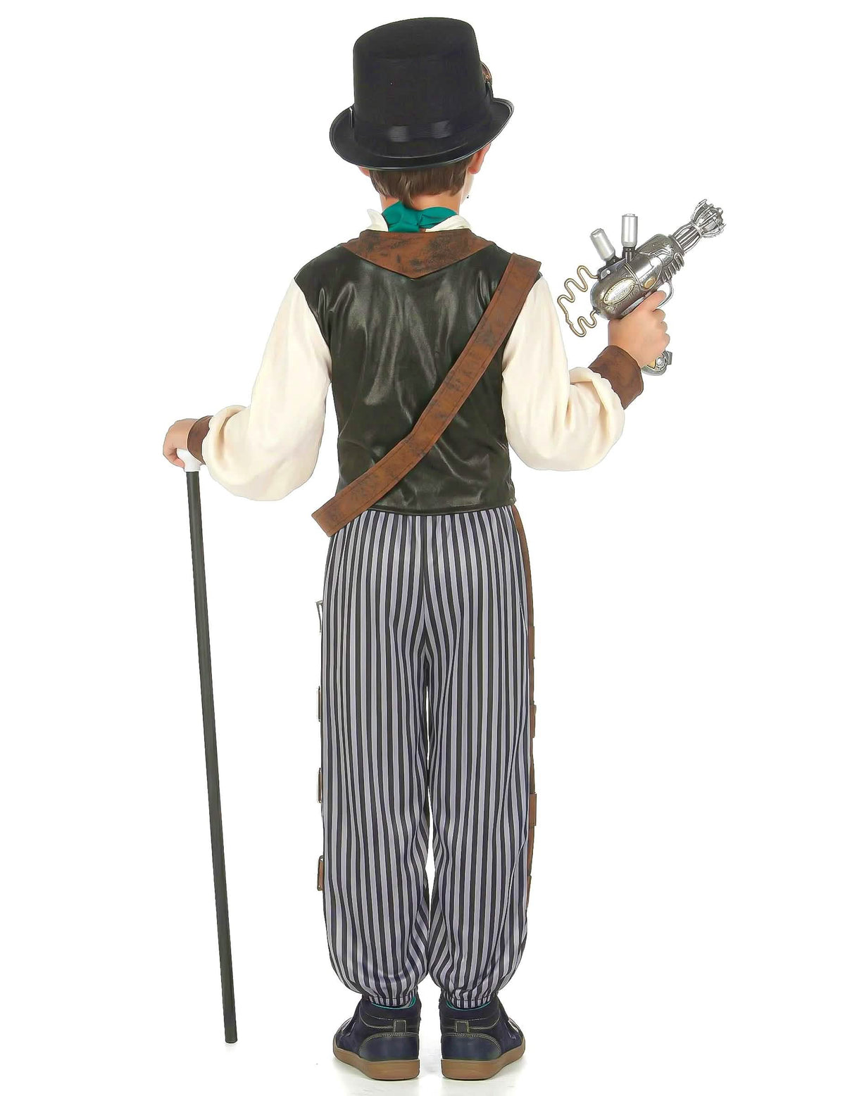 Steampunk-dandy-puvun takaosa lapsille