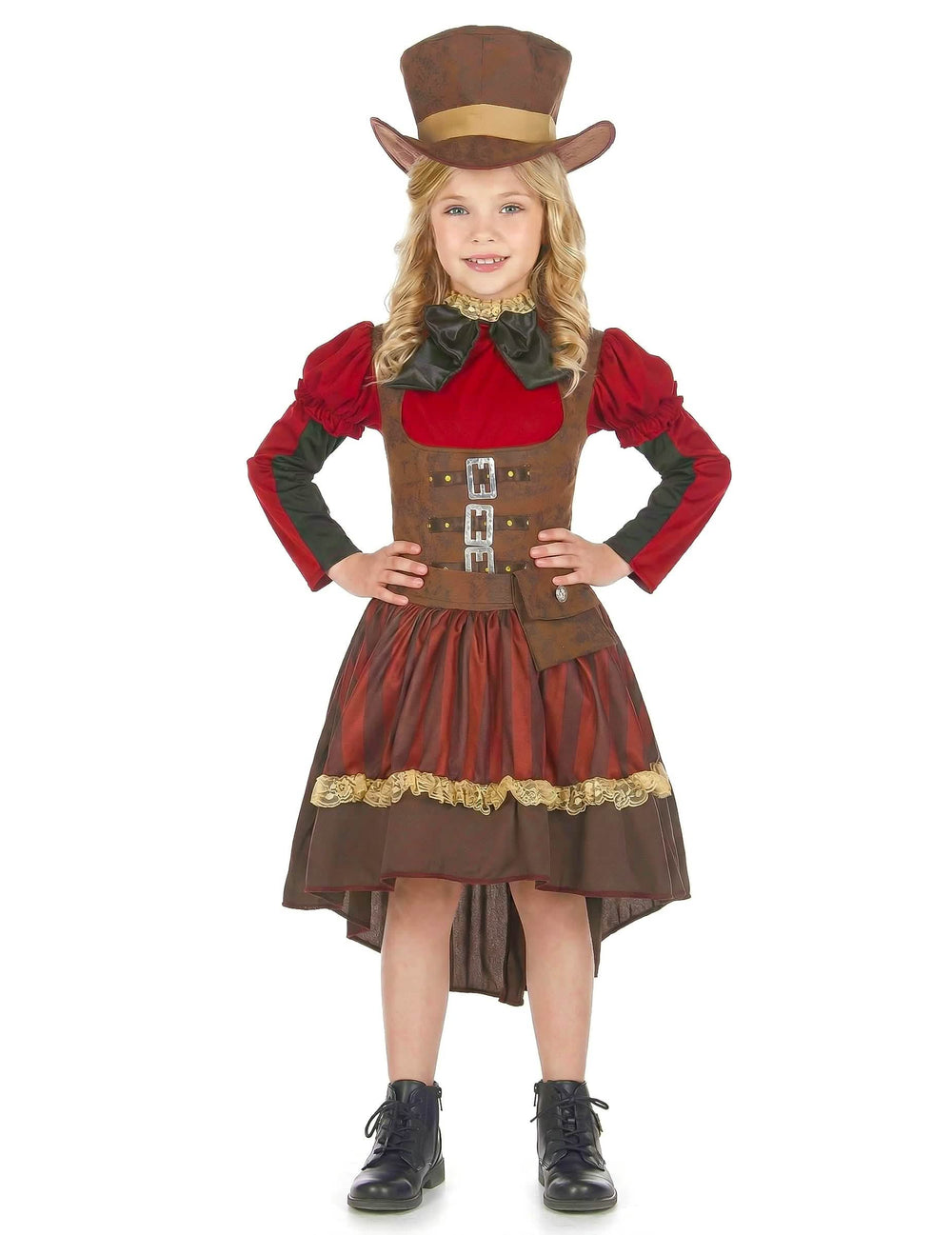 Edestä näkyvä steampunk luksus -asuste tytöt