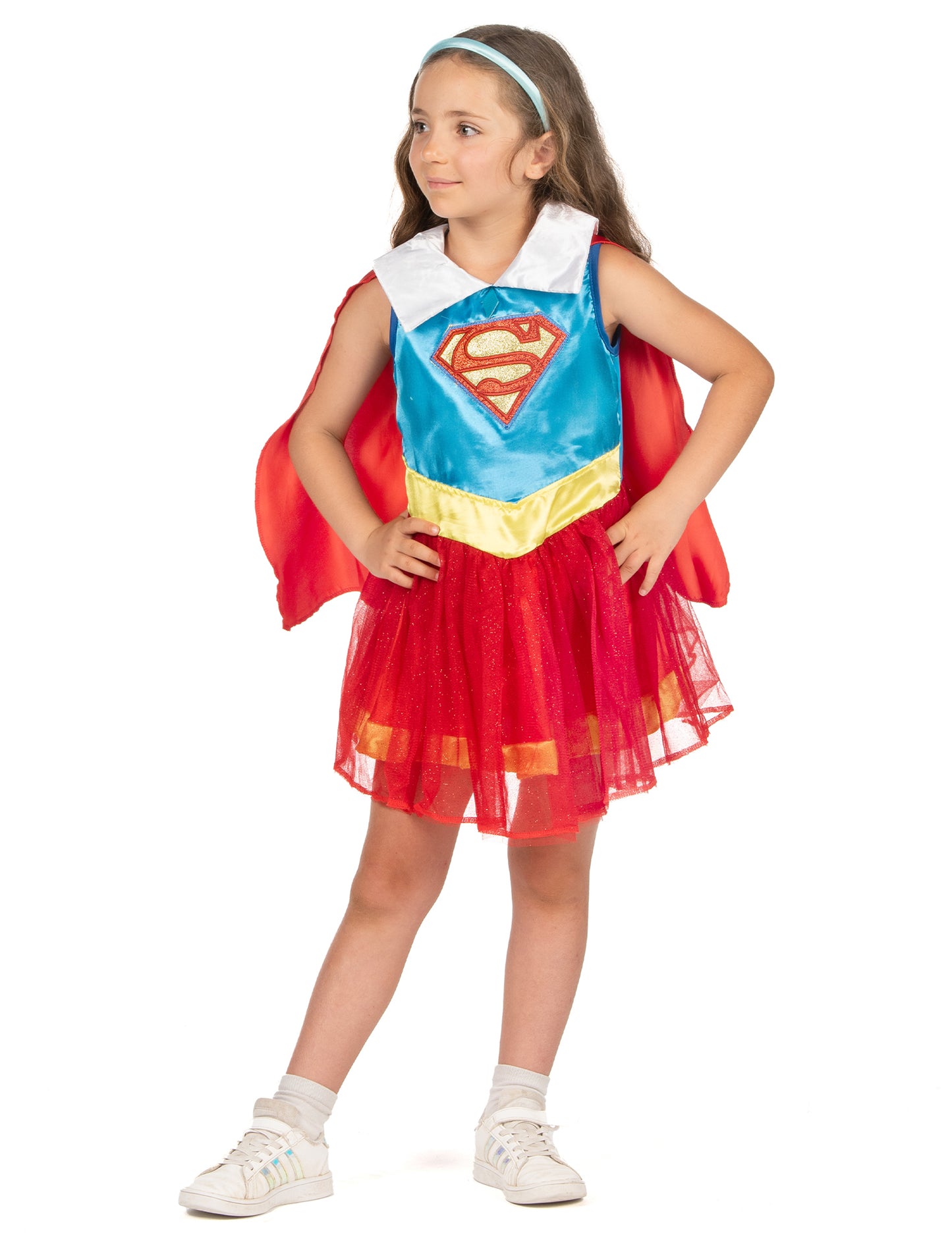 Vue de trois-quarts du déguisement Supergirl DC Super Hero Girls