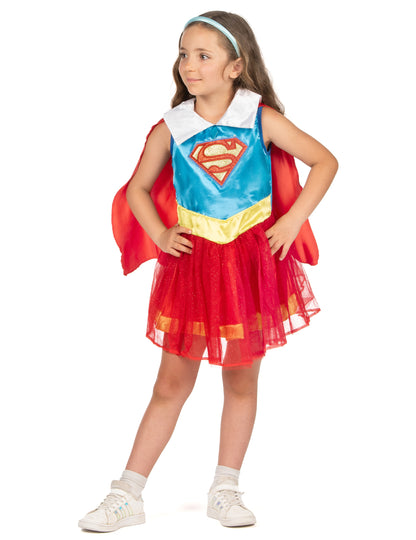 Vue de trois-quarts du déguisement Supergirl DC Super Hero Girls