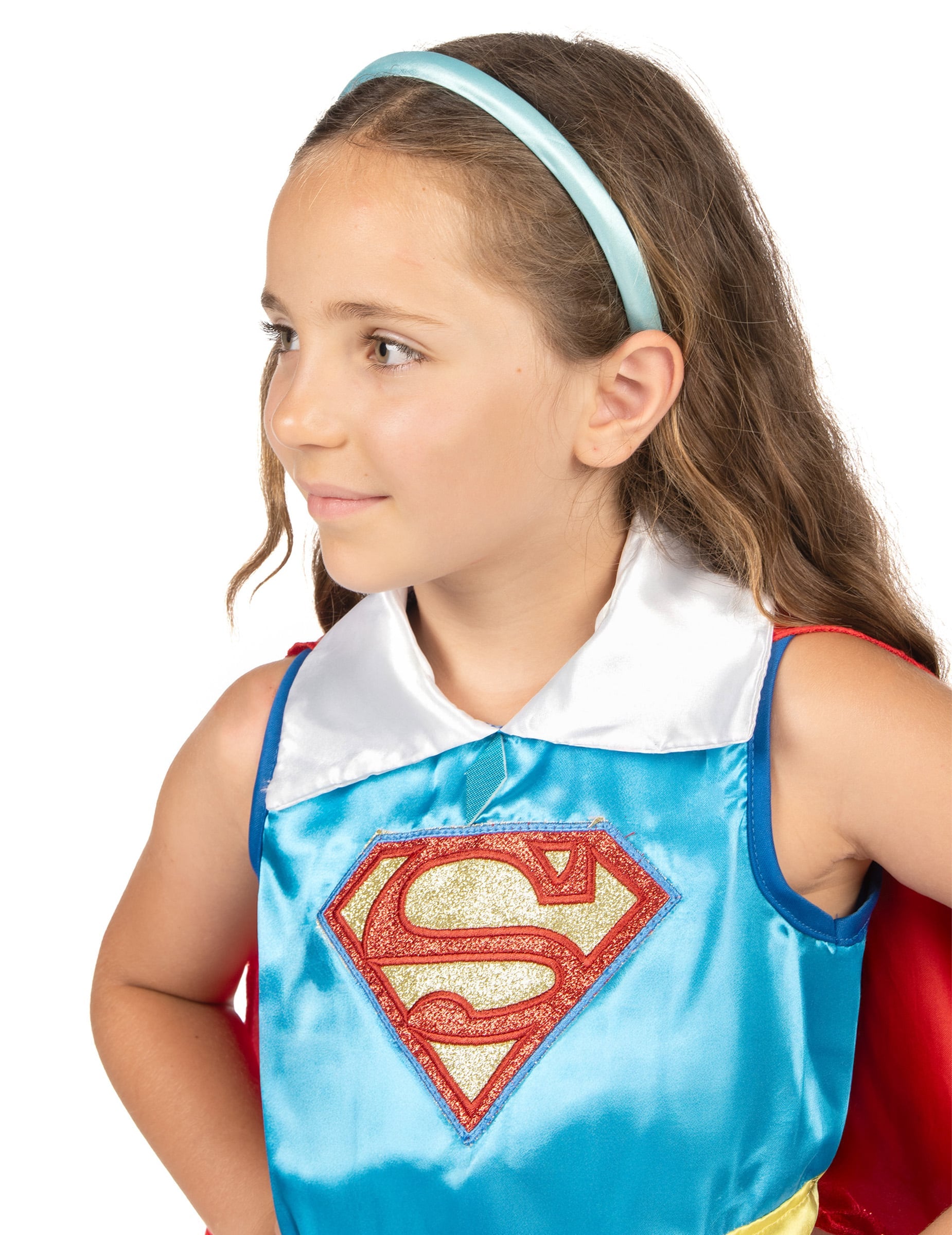 Vue de profil du déguisement Supergirl DC Super Hero Girls
