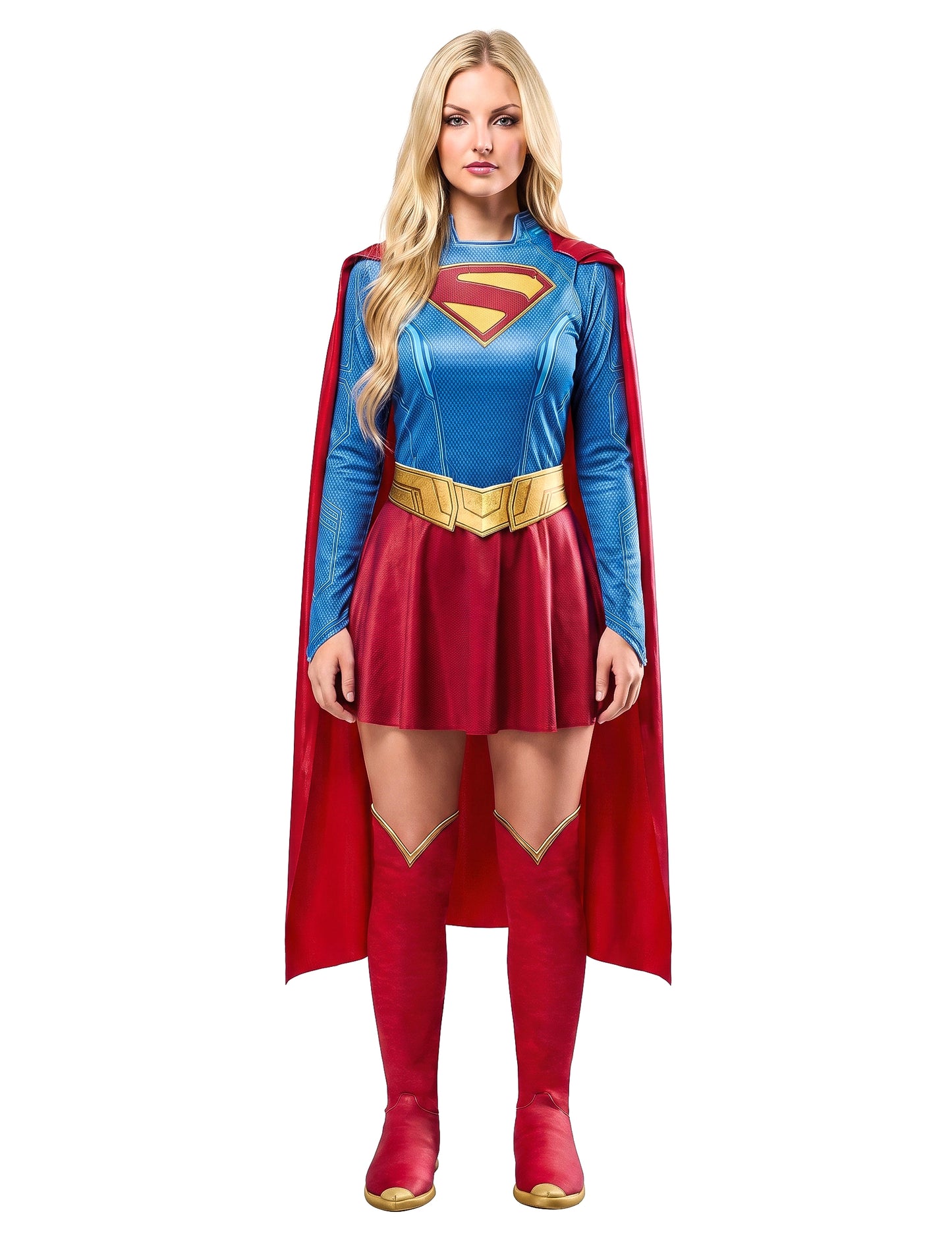 Supergirl-luksusnaamiaisasu naisille