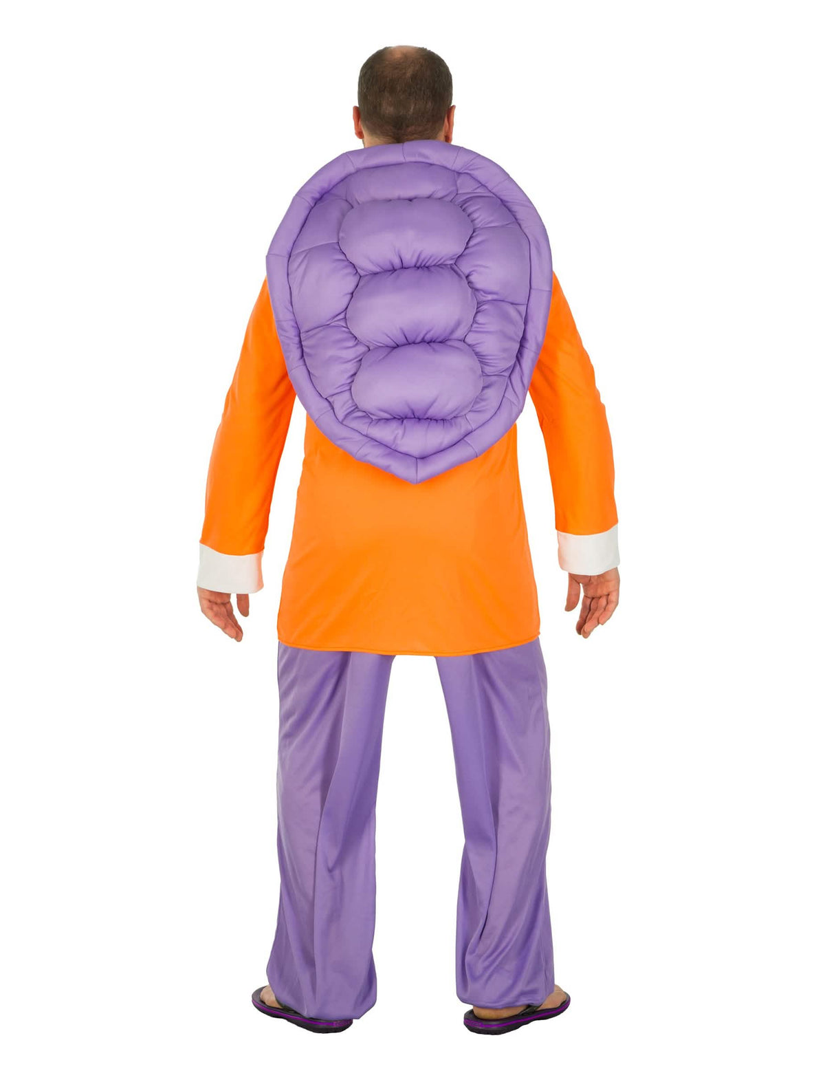 Takaa näkymä Tortue Géniale Dragon Ball™ -asuun kuuluvasta kilvestä