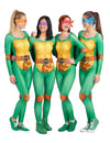 Ninja Turtle™ -asu, jossa on 4 naamiota naisille