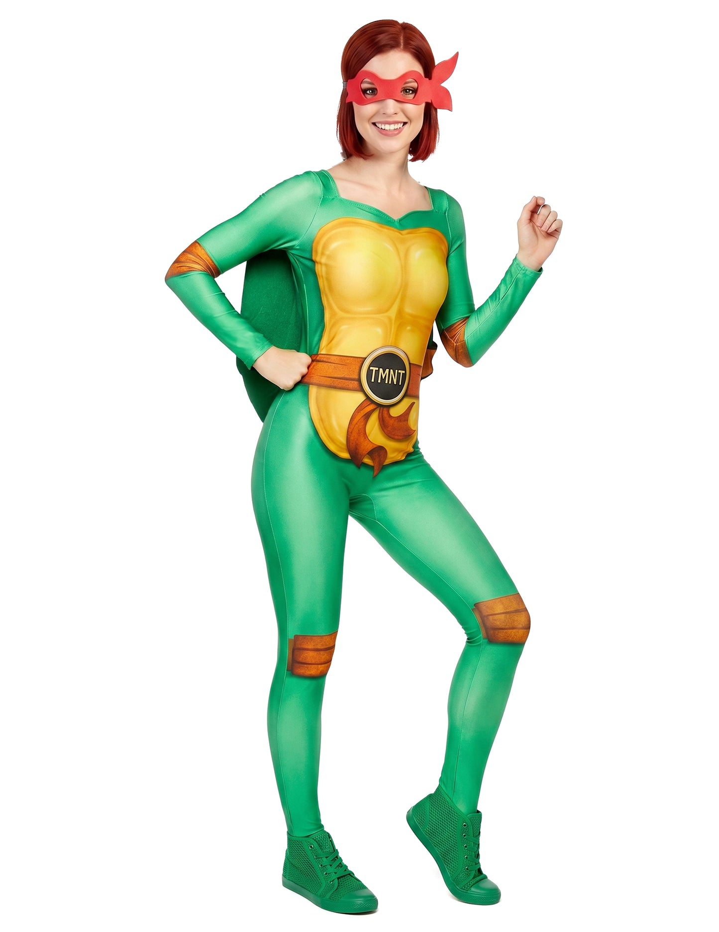 Ninja Turtle™ -asu, jossa on 4 naamiota naisille