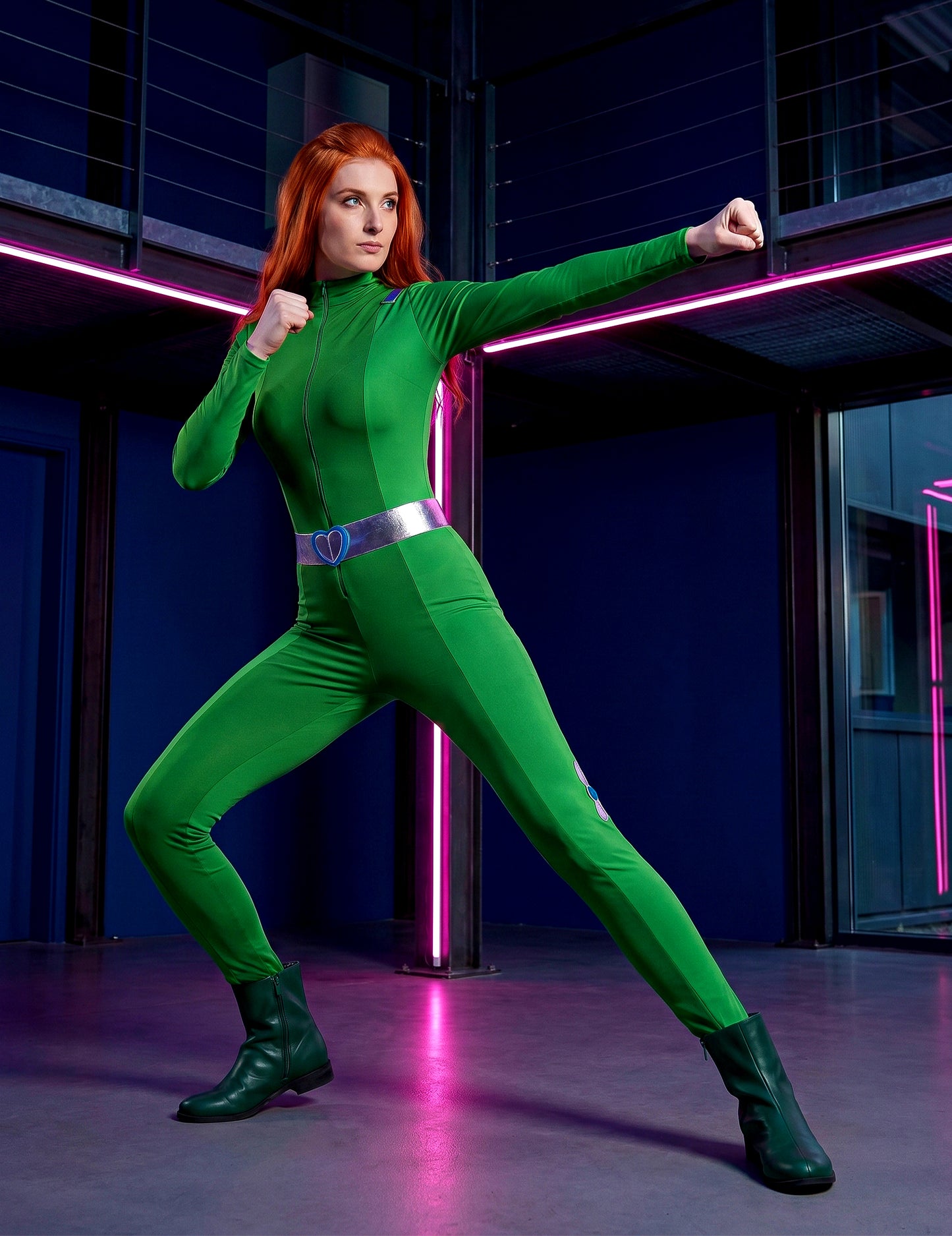 Totally Spies™ vihreä Sam-naamiaisasu naisille