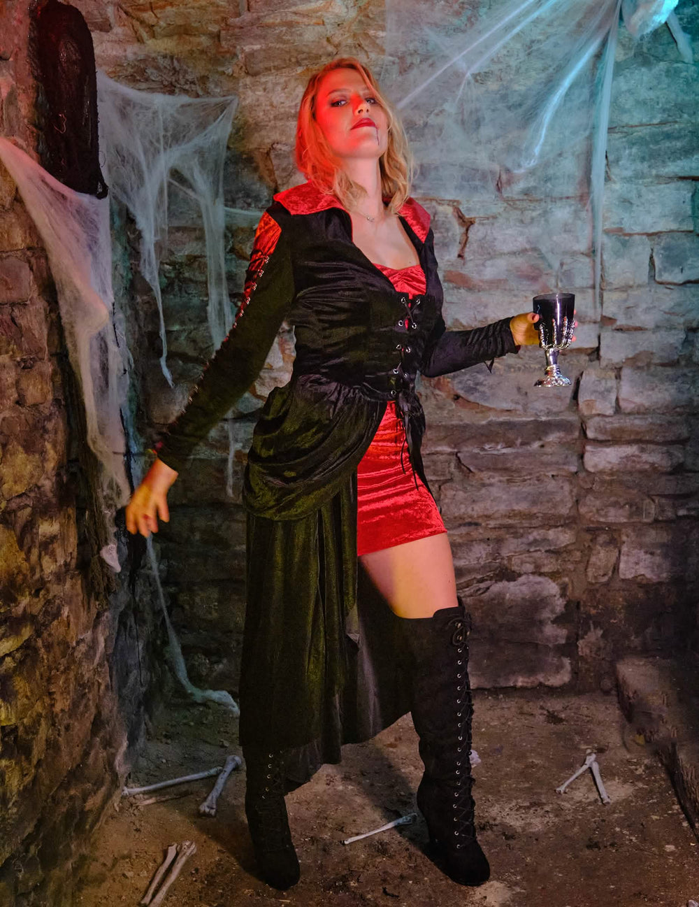 Vampyyriasusteen luksusnauhoitusasettelu naisille
