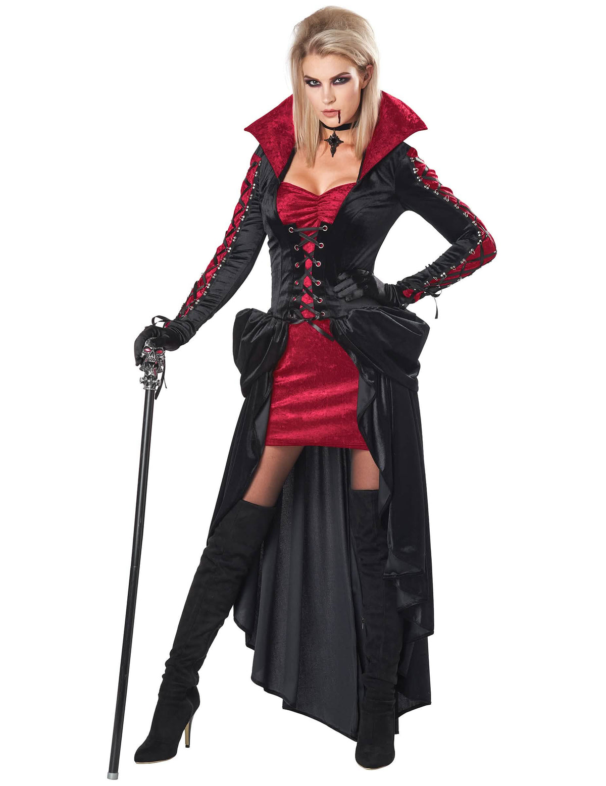 Vampyyriasusteen edestä näkyvä luksus nyörityksellä naisille