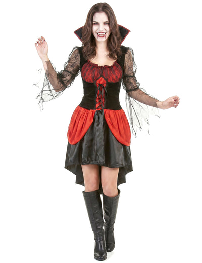 Déguisement Vampire Sexy rouge Femme