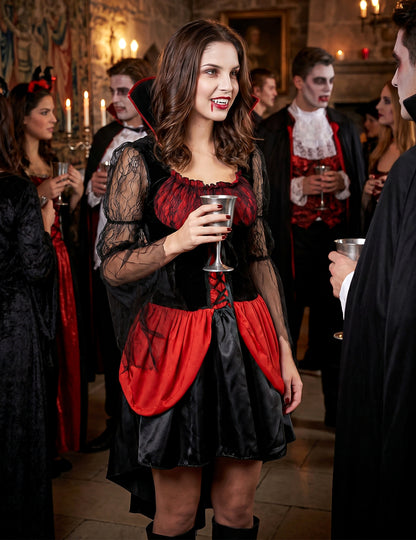 Naisten seksikäs vampyyriasu