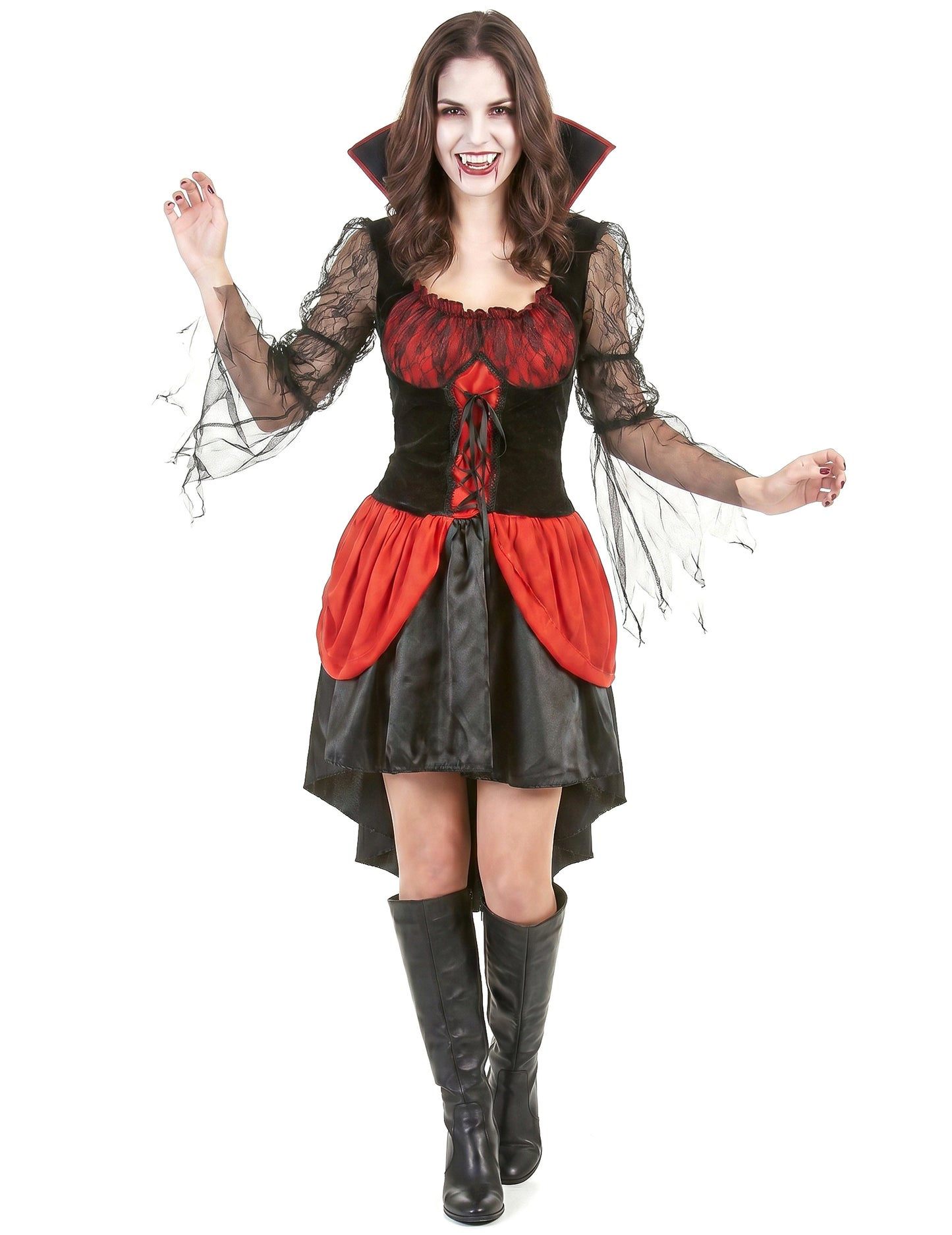 Naisten seksikäs vampyyriasu