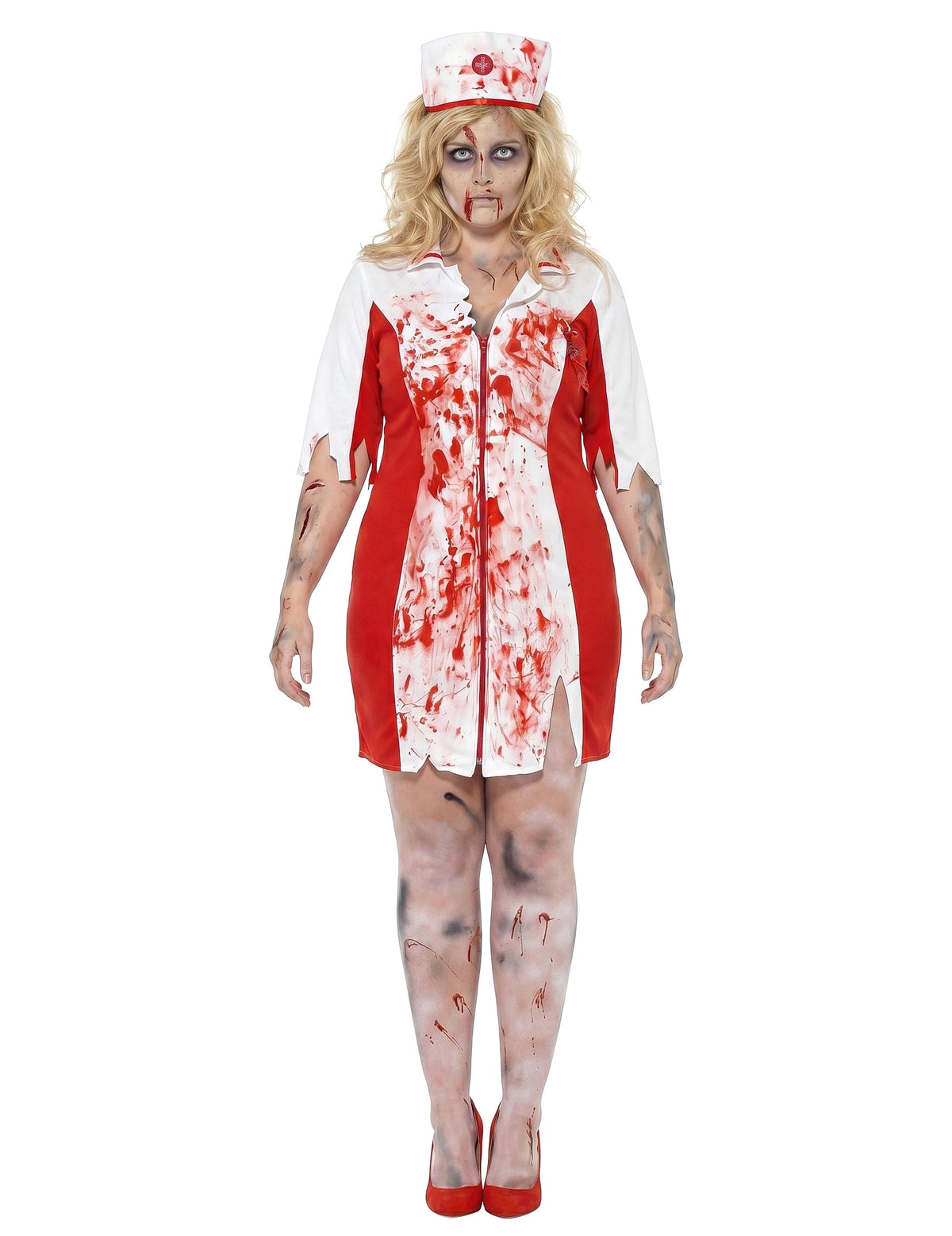Naisten Zombisairaanhoitaja Halloween asu