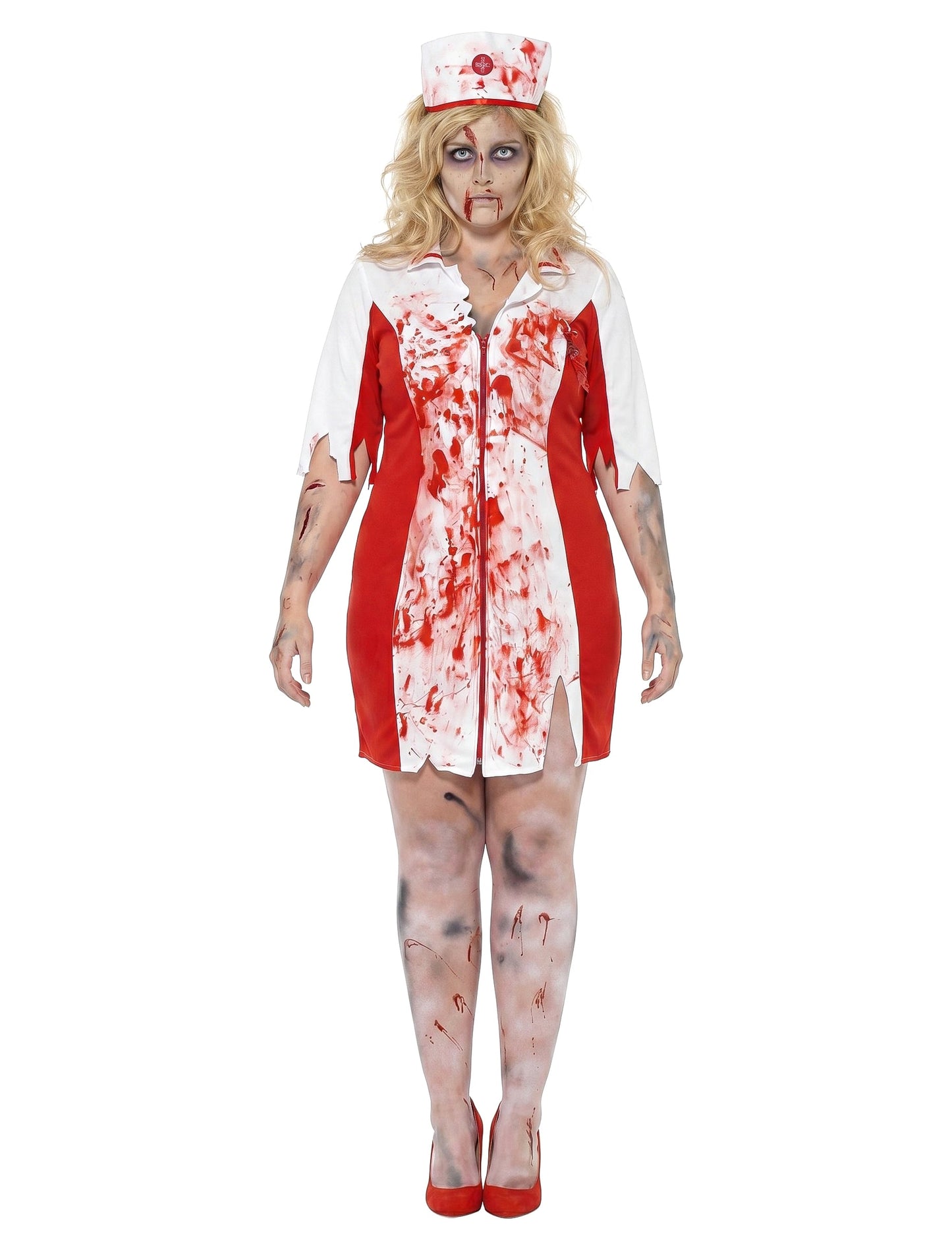 Naisten Zombisairaanhoitaja Halloween asu