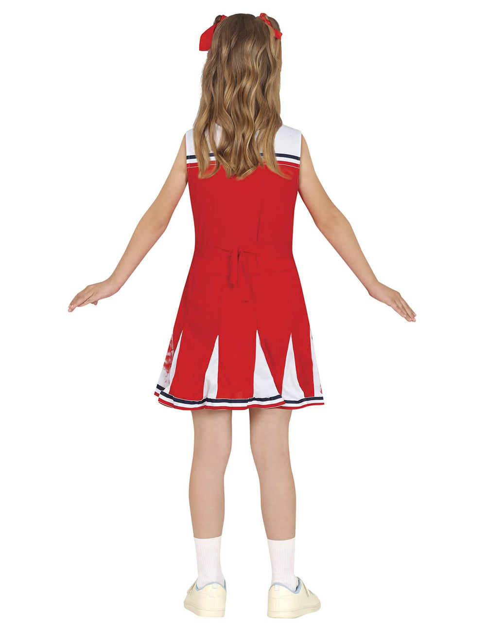 Takaa kuvattu zombiet-cheerleader-asu tytöt
