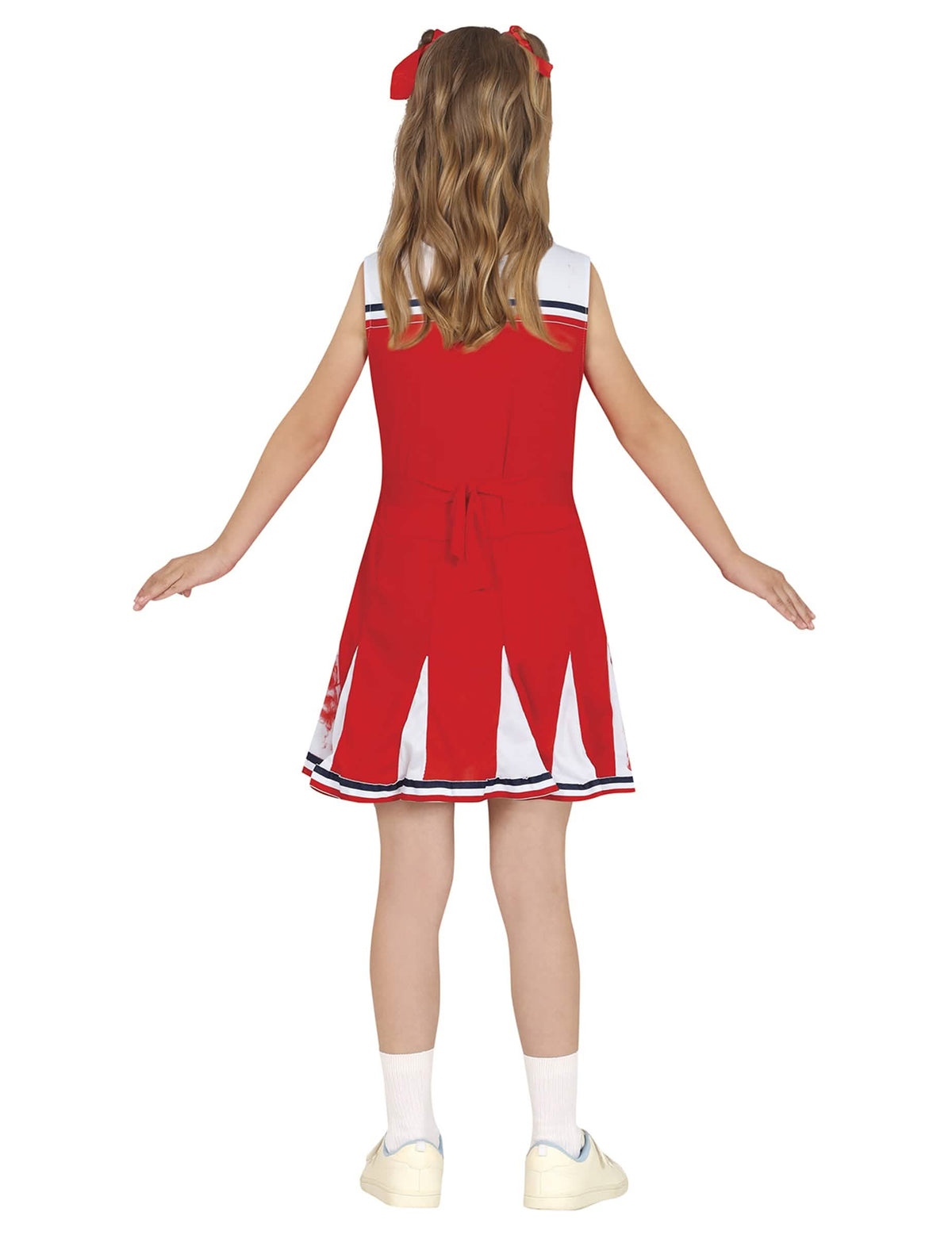 Takaa kuvattu zombiet-cheerleader-asu tytöt