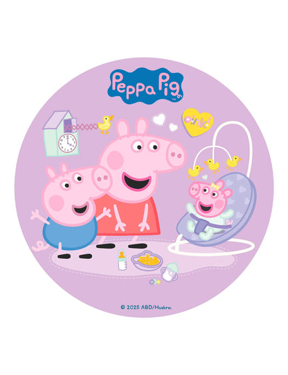 Peppa Pig™ New Baby kakkukuva 20 cm