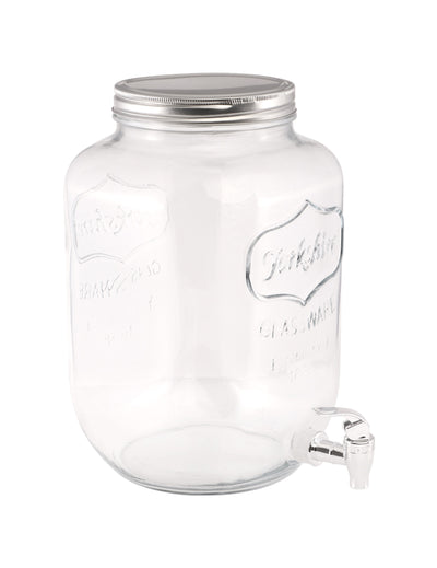 Distributeur de boisson en verre 8L