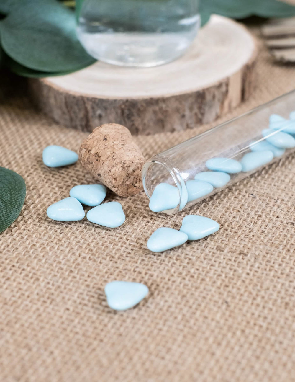 Dragées mini coeur suklaan koeputkipakkaus ehtoolliseen